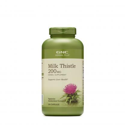 GNC Milk Thistle - 200 MG, 90 cápsulas.