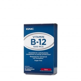 GNC vitamin B-12 1000mcg, 60 vegetarian lozenges