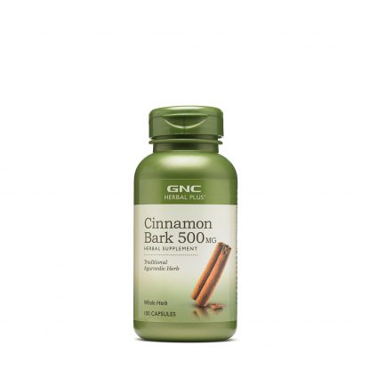 GNC Cinnamon Bark - 500 MG, 100 cápsulas.