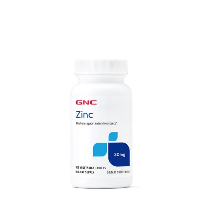 GNC zinc 30mg 100 vegetarian tablets