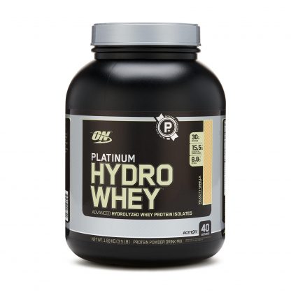 ON platinum Hydro Whey vanilla 3.5lb, 40 servings