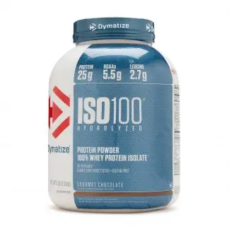 Dymatize ISO100 gourmet chocolate, 5 LB, 71 servings
