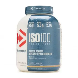 Dymatize ISO100 gourmet vainilla, 5 LB, 76 servings
