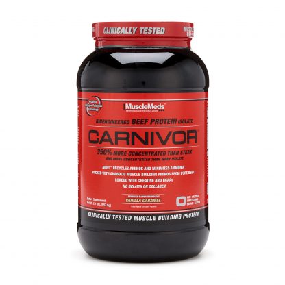 MuscleMeds Carnivor vanilla caramelo  2.1lb, 28 servings