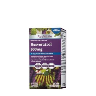 Resvitále resveratrol 500 mg 60 veggie capsules