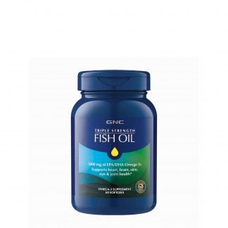 GNC Triple Strength Omega Fish Oil - 60 cápsulas.