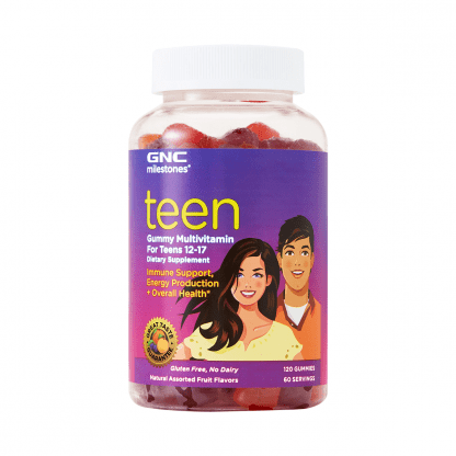 GNC multivitamin teen 12-17  fruit flavors, 120 gummies