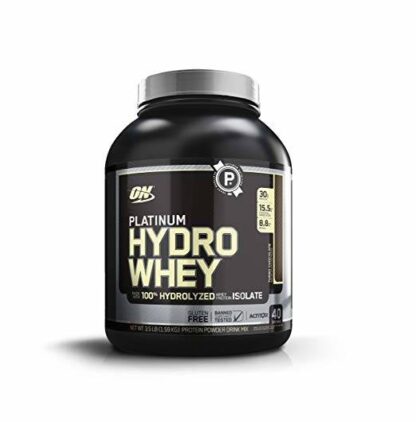 ON platinum Hydro Whey chocolate 3.5lb, 40 servings