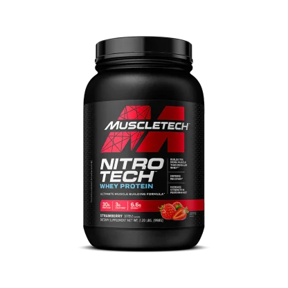 MuscleTech Nitro Tech strawberry  2.20 LB, 22 servings