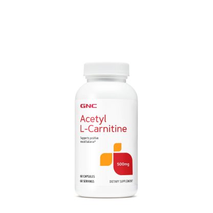 GNC acetyl L-carnitine, 500mg, 60 capsules