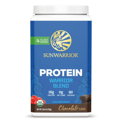 SunWarrior protein blend chocolate, 1.65lb, 30 servings