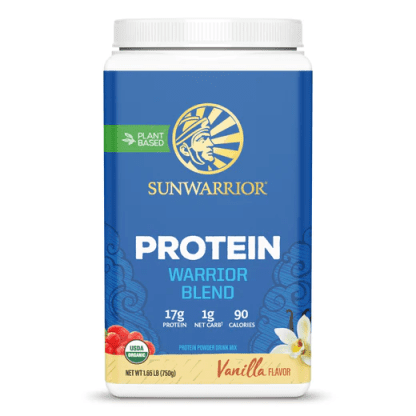 SunWarrior protein blend vanilla, 1.65lb, 30 servings