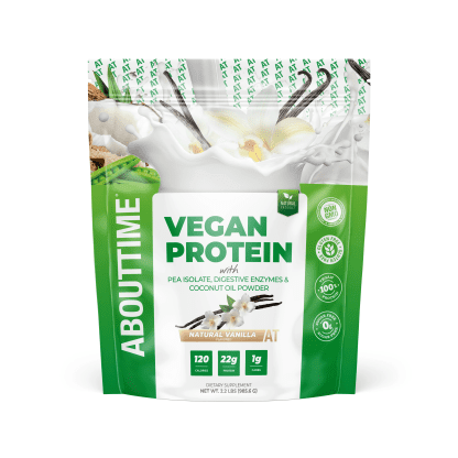 AboutTime vegan natural vanilla protein 2 LB, 32 servings