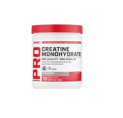 GNC PP Creatine Monohydrate Unflavored 5g 255g– 50 servings