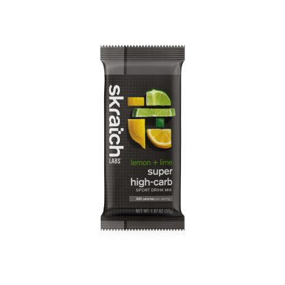 Skratch Labs Super High Carb Sport Drink Mix Lemon Lime - 53 gramos.