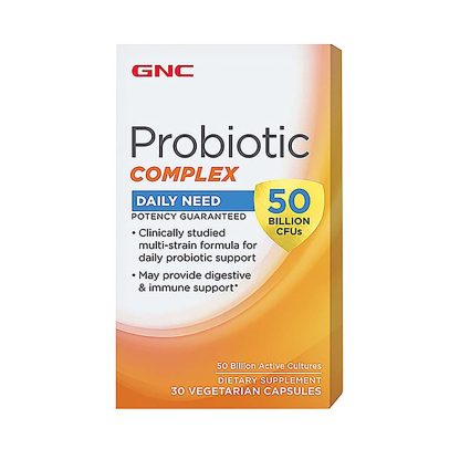 GNC Probiotic Complex 50 Billion CFUs - 30 cápsulas.