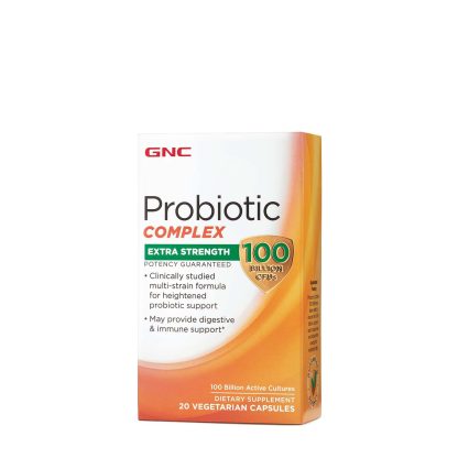 GNC Probiotic Complex 100 Billion CFUs - 20 cápsulas.