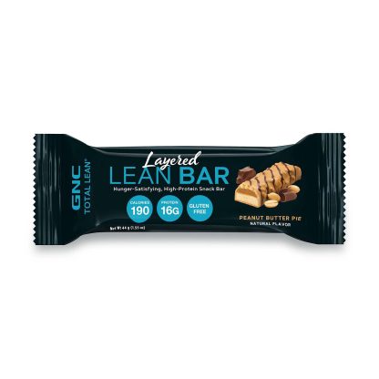 GNC Total Lean Layered Protein Bar Peanut Butter Pie.