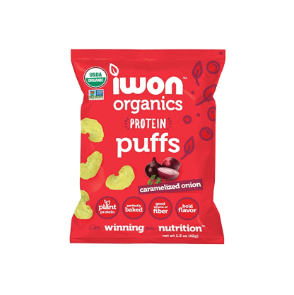 Iwon Organics Protein Puffs Caramelized Onion - 42 g, 1.5 oz