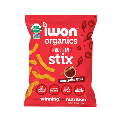 Iwon Organics Protein Stix Mesquite BBQ - 42 g, 1.5 oz