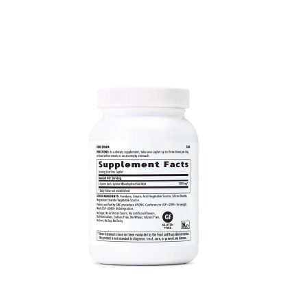 GNC L-Lysine 1000mg 90 tablets - Image 2