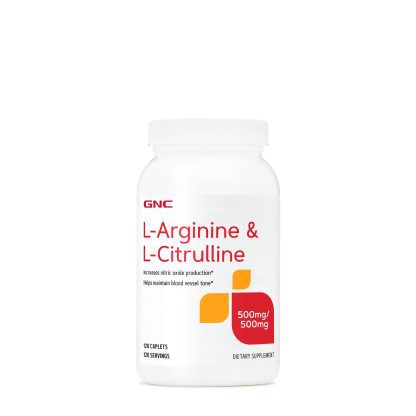 GNC L-arginine & L-citrulline, 120 caplets