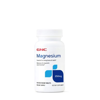 GNC Magnesium 250mg 90 vegetarian tablets