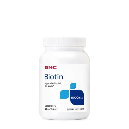 GNC biotin 5000 mcg 120 capsules