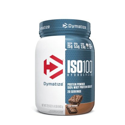 Dymatize ISO100 fudge brownie 1.45lb, 20 servings