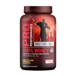 GNC PP 100% Whey Marvel Ironman High-flying S’mores  2.09 lb, 25 servings