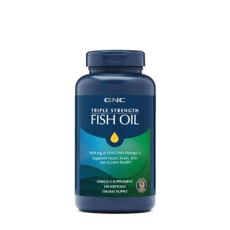 GNC Triple Strength Omega Fish Oil - 120 cápsulas.