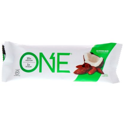 ONE BAR Protein Bar Almond  Bliss,12oz, 60grams