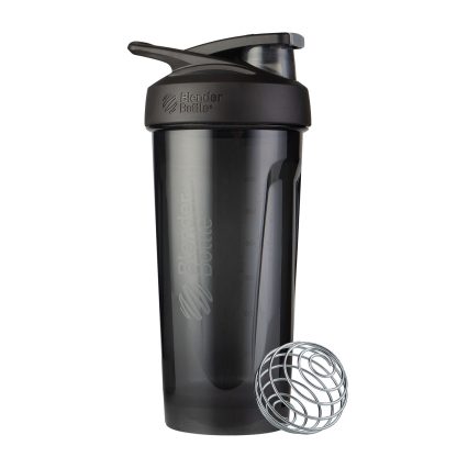 Strada™ Tritan Protein Shaker Bottle - Black - 28oz.