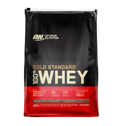 ON Gold Standard 100% whey doub rich 10lb, 149 serv