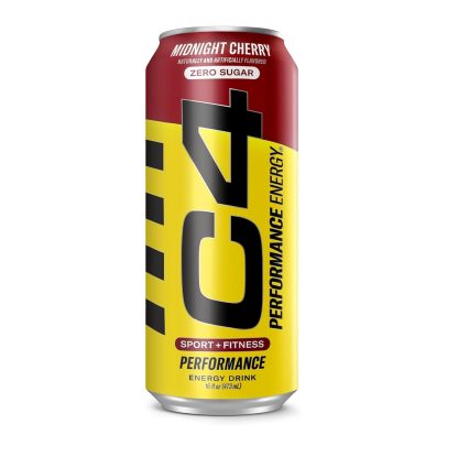 C4 energy drink cherry zero, 16oz
