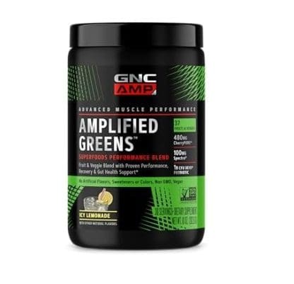 Amp Greens Icy Lemonade.
