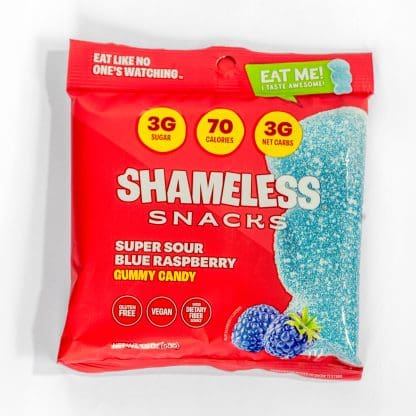 Shameless blue raspberry.
