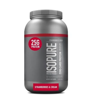 NB Isopure ZC Strawberry Cream 3LB.