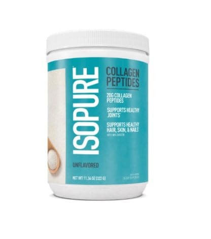 Isopure Collagen Peptides Unflavored 322g, 14 servings