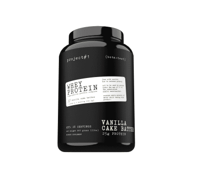Project 1 whey protein - vanilla cake batter, 28 servings