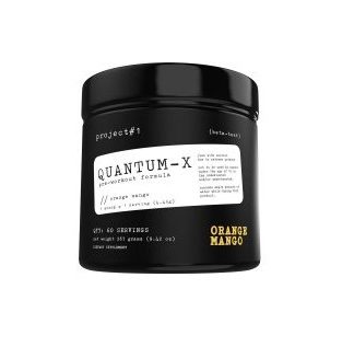 Project 1 quantum-x pre-workout - orange mango 60 servings.