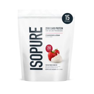NB Isopure ZC Straw Cream 1LB, 15 servings.