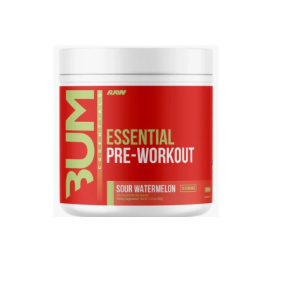 RAW PreWorkout Sour Watermelon, 30 servings.